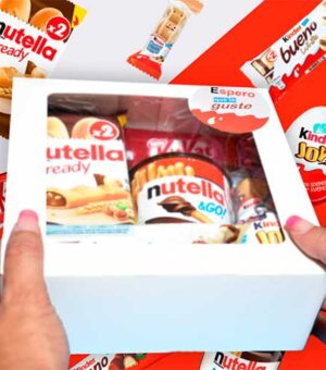CAJA REGALO NUTELLA ESPERO QUE TE GUSTE