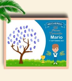 Arbol de huellas niño