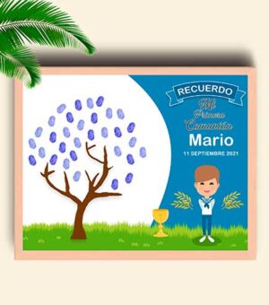 Arbol de huellas niño