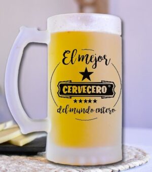Jarra de cerveza para el mejor cervecero del mundo entero