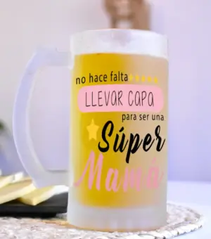Jarra de cerveza supermamá