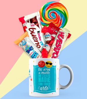 Taza cerámica rellena - De aquí a Marte no existe