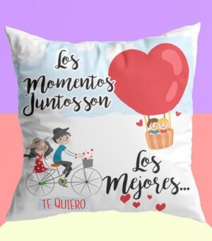 cojín para regalar el día de los enamorados