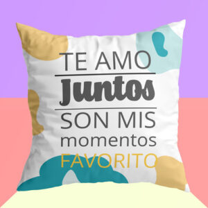 Cojín para enamorados juntos son mis momentos preferidos