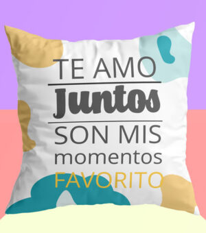 Cojín para enamorados juntos son mis momentos preferidos