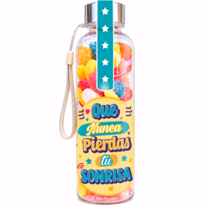Bidón Nunca Pierdas Tu Sonrisa con chuches
