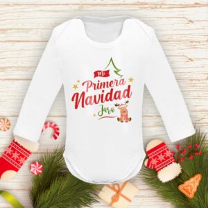 Body de Navidad personalizado.