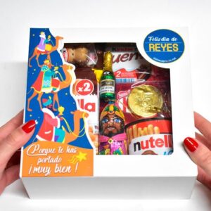 Caja con surtidos de chocolates para el 6 de Enero.