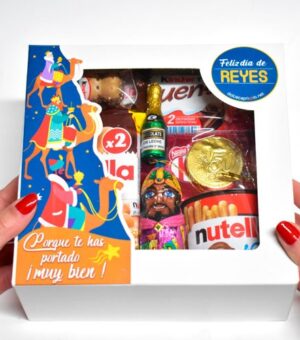 Caja con surtidos de chocolates para el 6 de Enero.