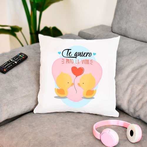 Cojín para el día de los enamorados.