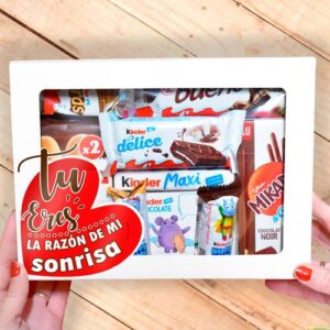 Caja de chocolates para San Valentín