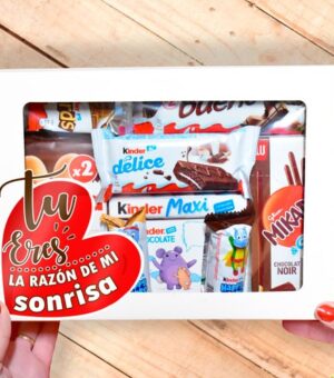 Caja de chocolates para San Valentín
