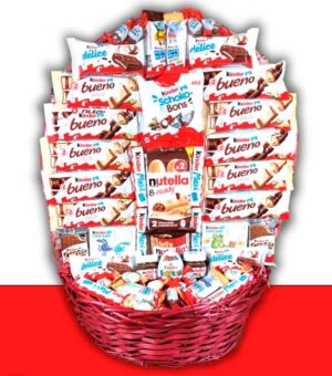 Cesta kinder para regalo
