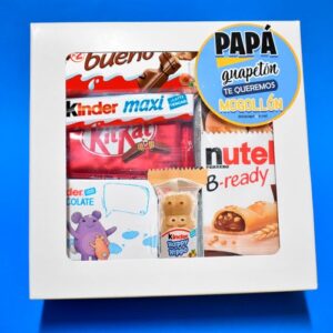 Caja con chocolates para día del padre