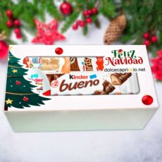 Caja rellena de chocolates para regalar en navidad.
