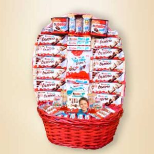 Cesta kinder para regalo