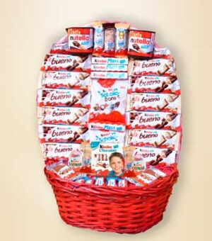 Cesta kinder para regalo