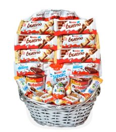 Cesta de chocolates regalo para empresas.