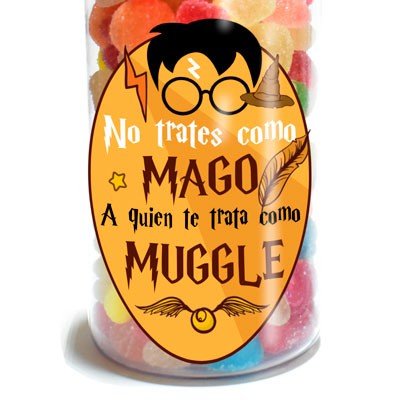 Botella de chuches sin BPA de Harry Potter