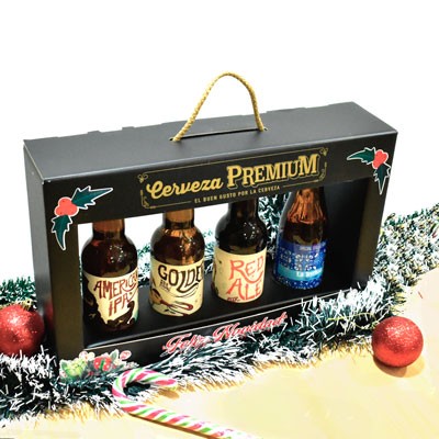 Cerveza artesanales para regalar en Navidad.