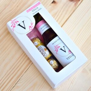 Regalo original para Bautizos. Cerveza y Bombones Ferrero Rocher.