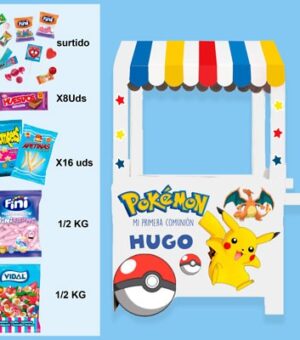 Carrito para eventos con chuches low cost.