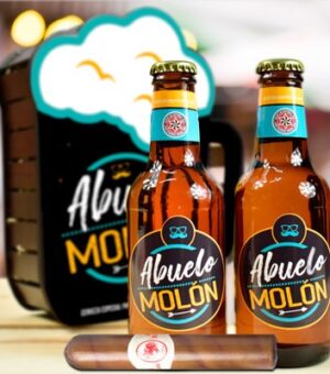 Jarra de madera para regalar a un abuelo.