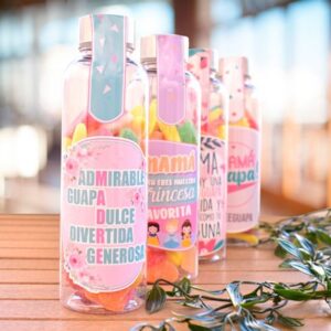 Botellas con chuches