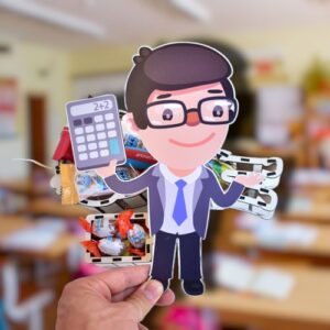 Regalo para prefesores - Caja de madera rellena de chocolate