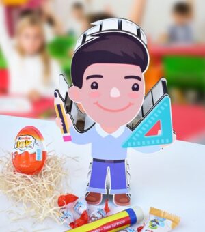 Caja madera de profesor