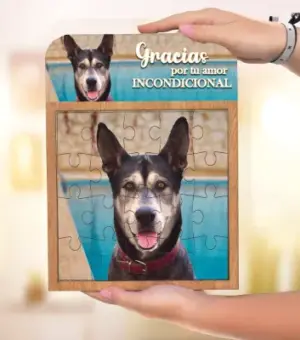 Puzle con foto de tu amigo peludo.