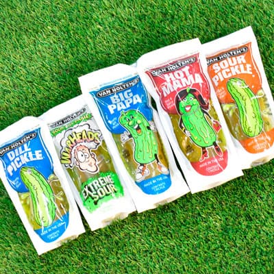 Caja regalo de pepinillos Van Holtens´s.