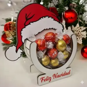 Estuche de bombones papá Noel