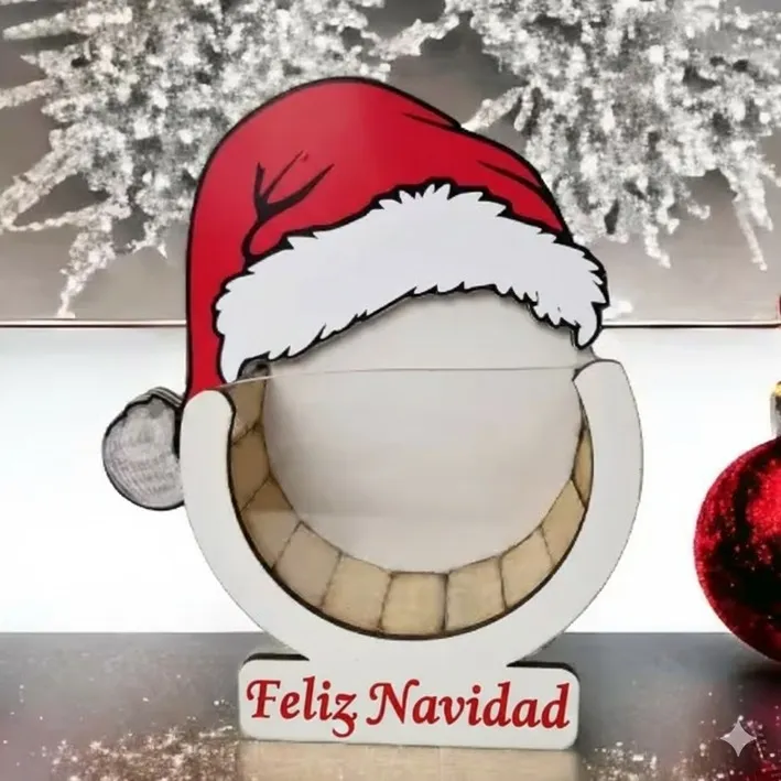 Estuche de bombones papá Noel