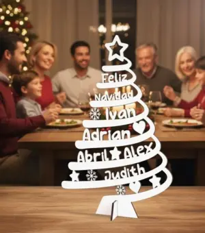 Árbol de Navidad familiar