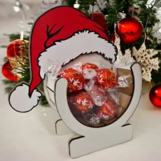 Papa Noel relleno bombones.