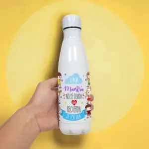 Botella regalo para seño