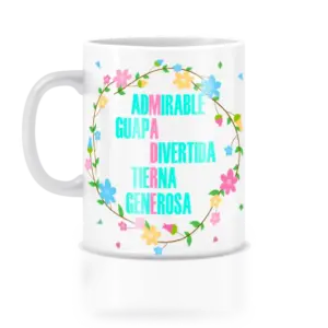 Taza admirable guapa divertida madre