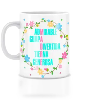Taza admirable guapa divertida madre