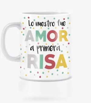 Taza amor a primera risa