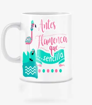 Taza antes flamenca que sencilla