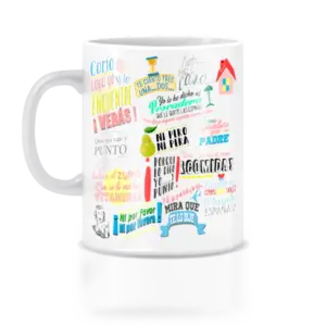 Tazas típicas con frases de madre.