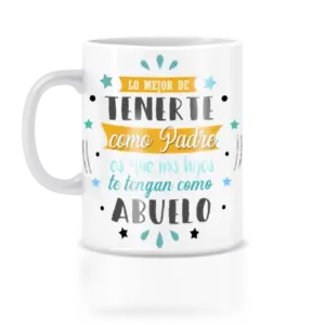 Taza para regalar a un padre y abuelo.