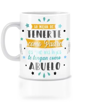 Taza para regalar a un padre y abuelo.