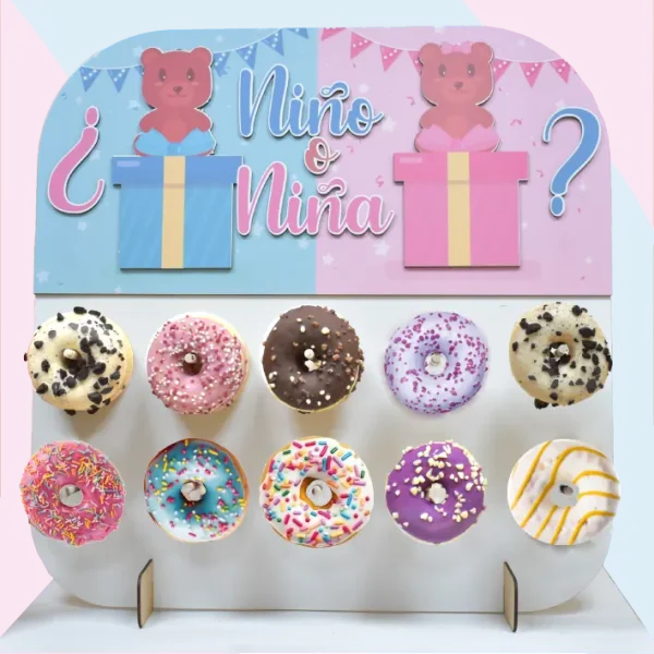 Baby Shower Expositor de donuts