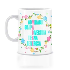 Taza admirable guapa divertida madre