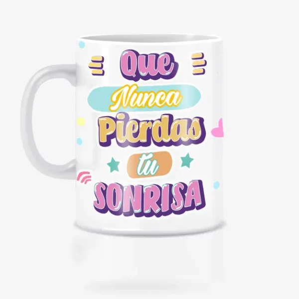 Taza amigo invisible con unicornio