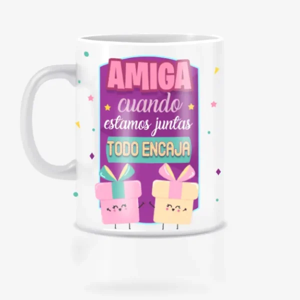 Taza cuando estamos juntas todo encaja