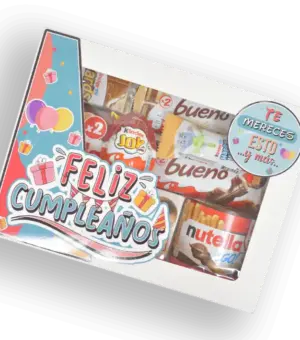 Caja llena de chocolates Kinder