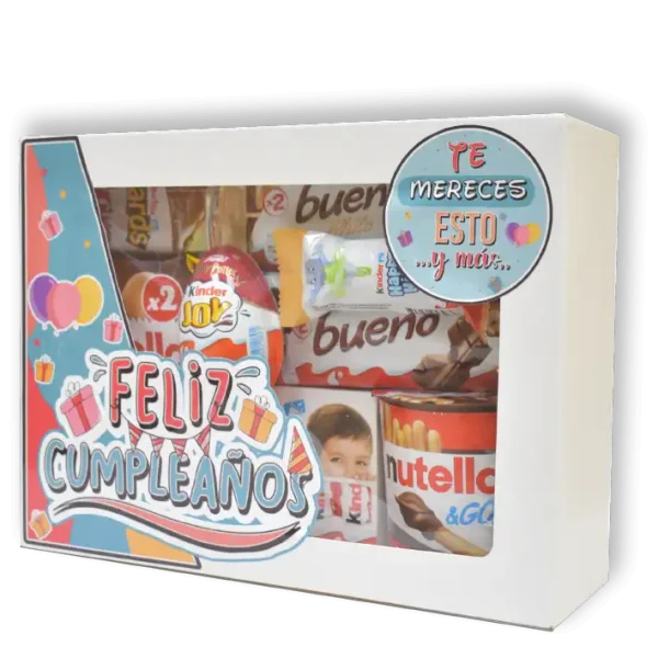 Caja llena de chocolates Kinder